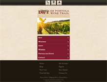 Tablet Screenshot of deportolawinetrail.com